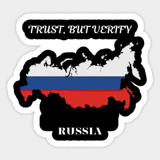 Russian Pride, Trust but verify Sticker